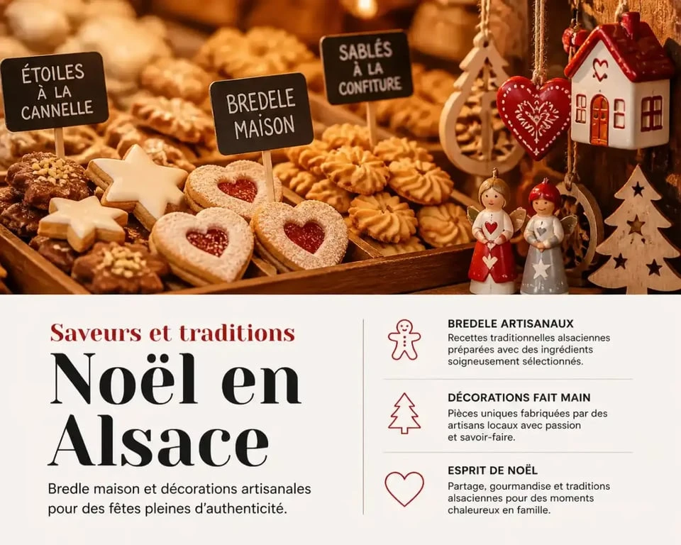 Artisanat local et spécialités gastronomiques au marché de Noël Strasbourg 2024
