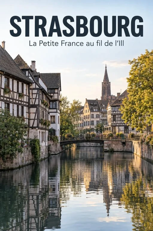 Altstadt Straßburg : canaux et maisons à colombages de la Petite France