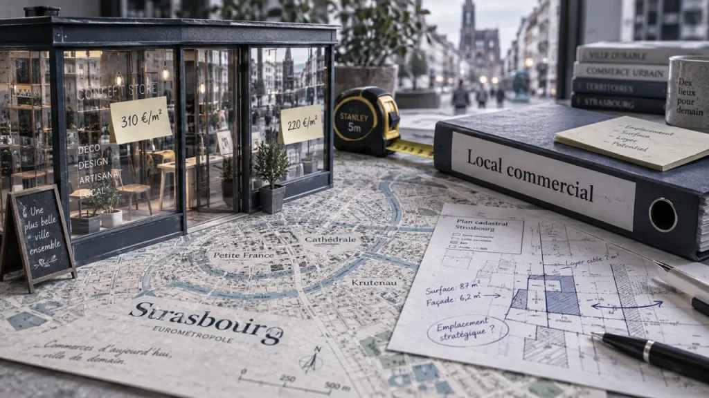 Local commercial Strasbourg : loyer coûteux selon le quartier