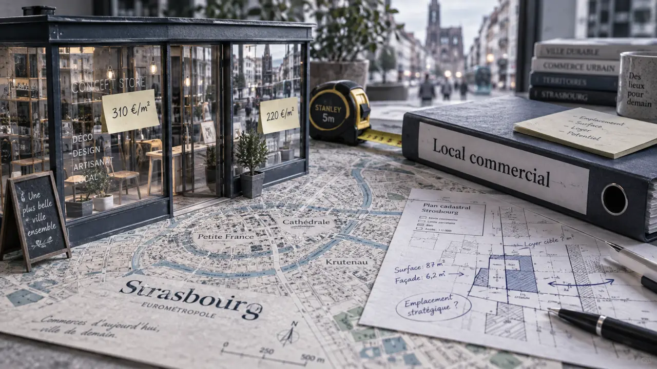 Local commercial Strasbourg : loyer coûteux selon le quartier