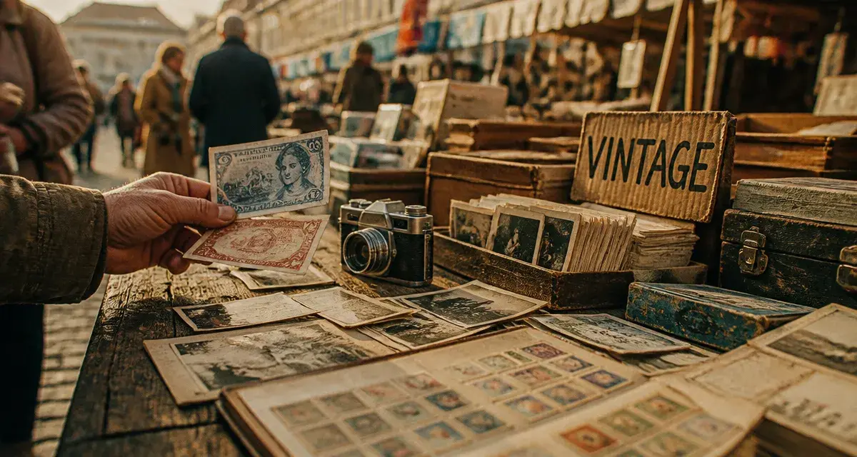 Marchés aux puces Strasbourg : table vintage et chasse aux trésors
