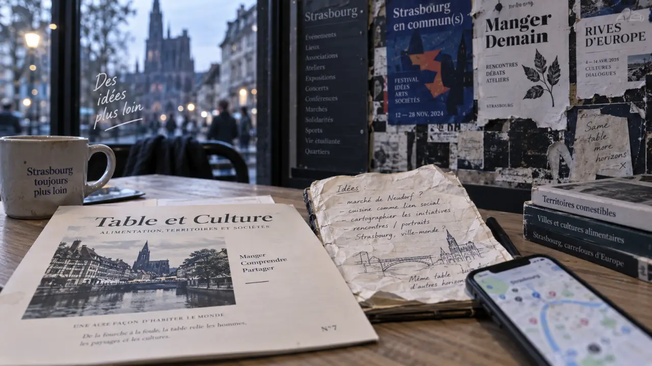 Table et culture Strasbourg : table, documents et recherche avant déplacement