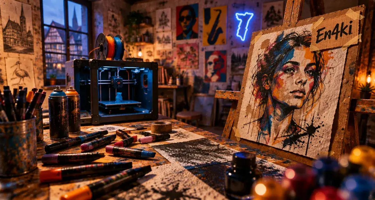 En4ki, l’artiste alsacien qui profite d’un congé sabbatique pour créer