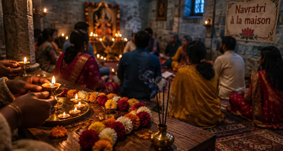 La communauté hindoue célèbre Navratri au foyer de l'église Saint-Bernard
