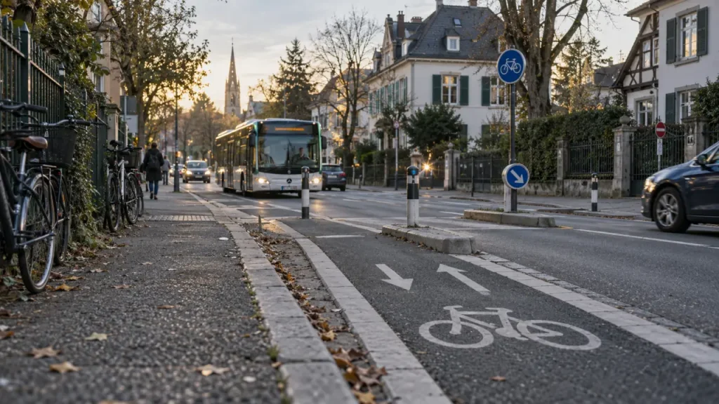 Rue Mélanie à Strasbourg : 330 mètres de piste cyclable au centre d’une polémique