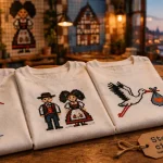 Stork, l'artiste des cigognes de Strasbourg, lance sa ligne de t-shirts brodés