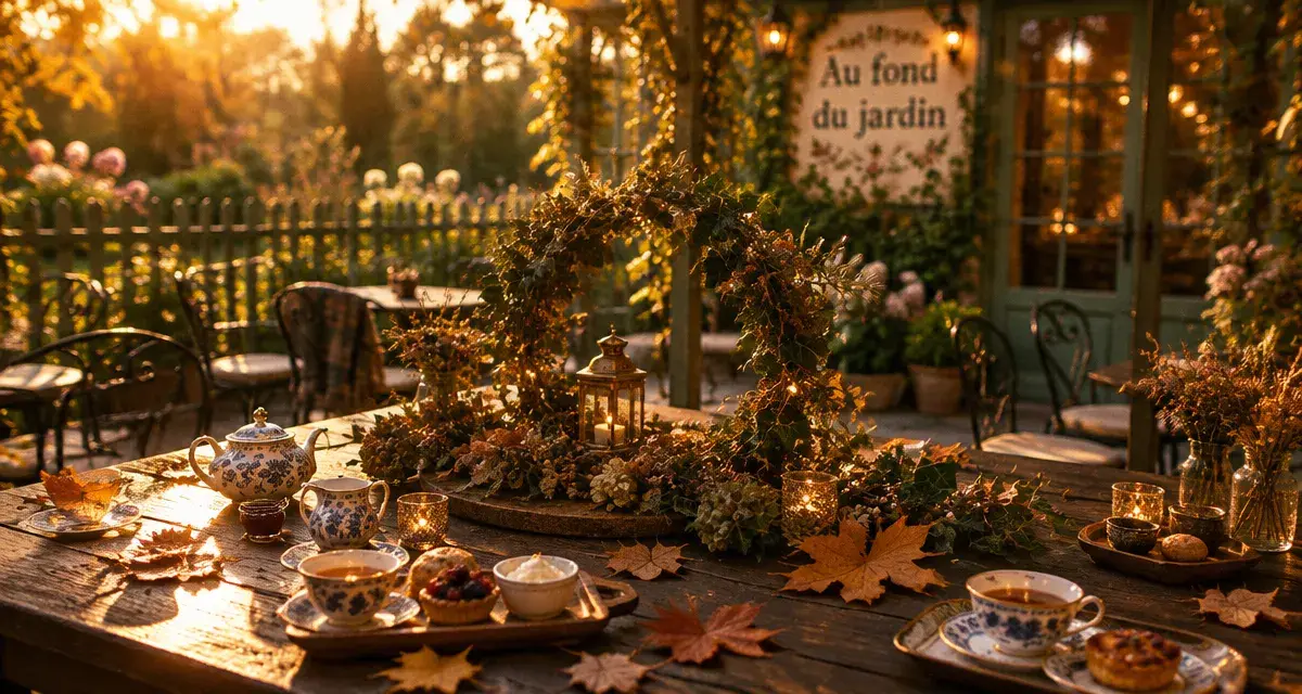 À Strasbourg, Au fond du jardin distingué pour son décor d’automne